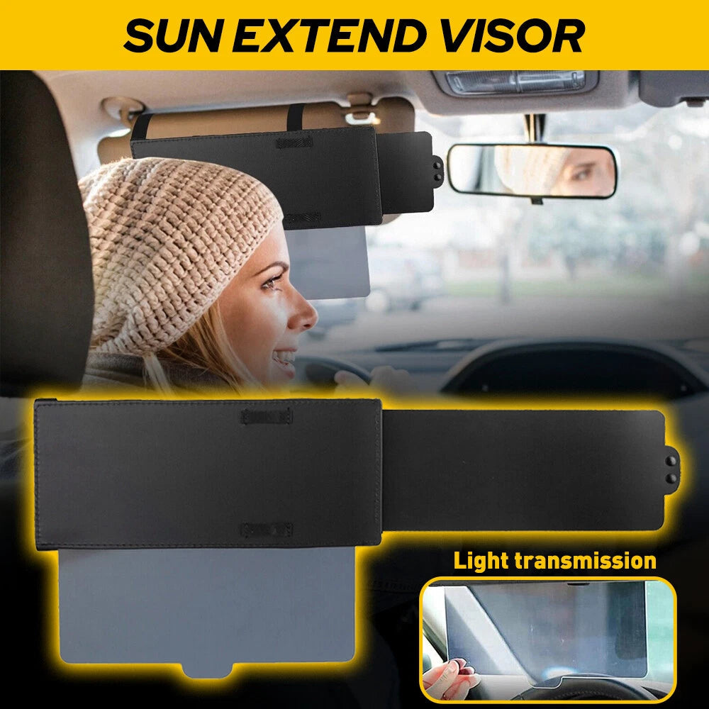 Car Sun Visor Extender Shield Truck Side Anti Glare Window Shade EOA 6B93BC-57