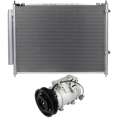 AC Condenser & AC Compressor Cooling Kit For 2006-2008 Honda Ridgeline 6B93BC-57