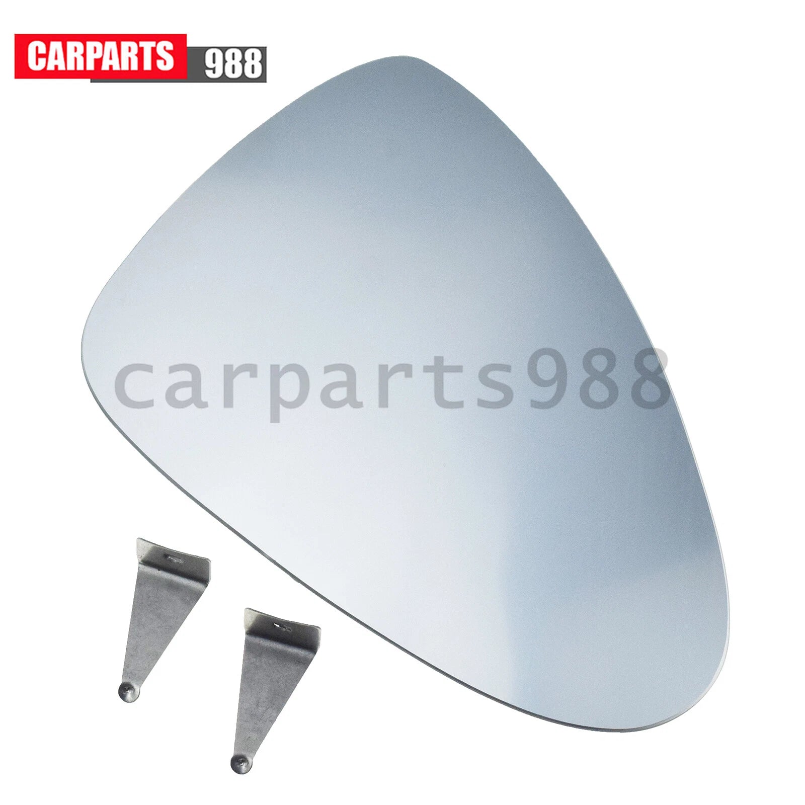 Right Heated Mirror Glass with Plate for Porsche Panamera 2010-2016 97073103809 6B93BC-57