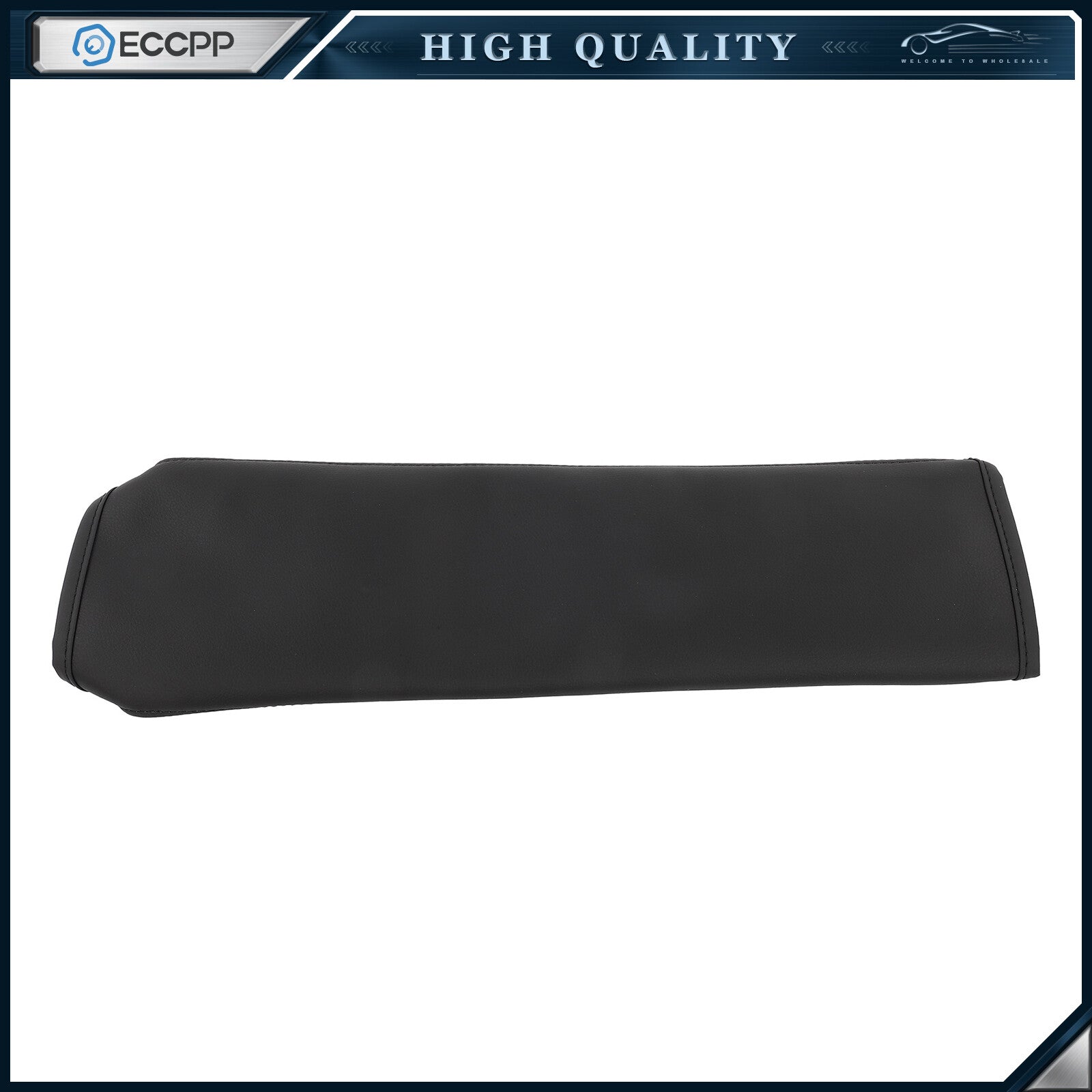 For Toyota Camry 2018-2024 Black PU Leather Center Console Lid Armrest Cover 6B93BC-57