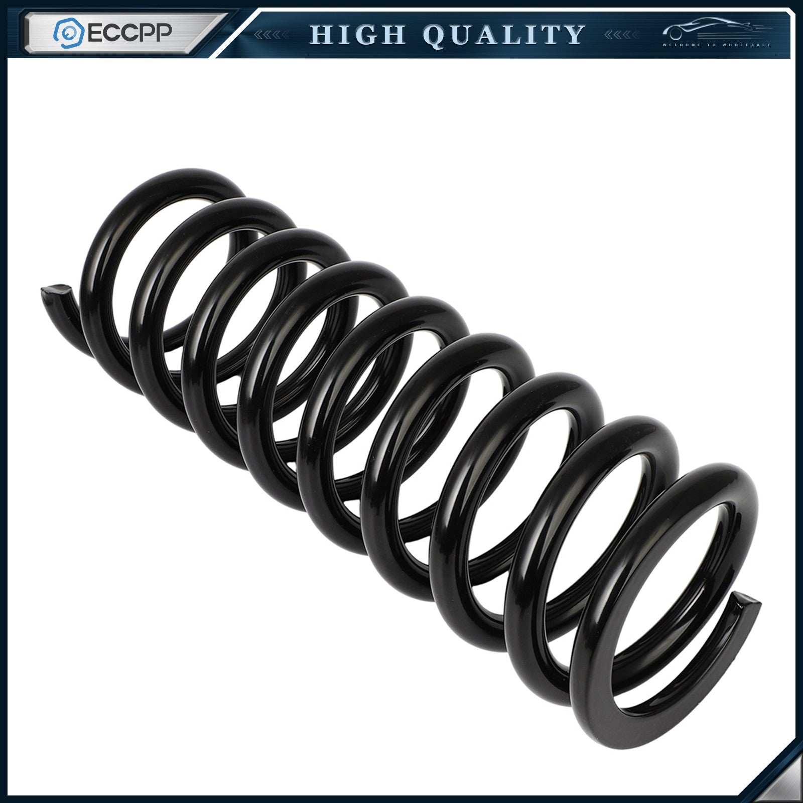 2x Coil Springs Front for Ford Mustang 1980-2004 Fairmont Mercury Marquis Zephyr 6B93BC-57