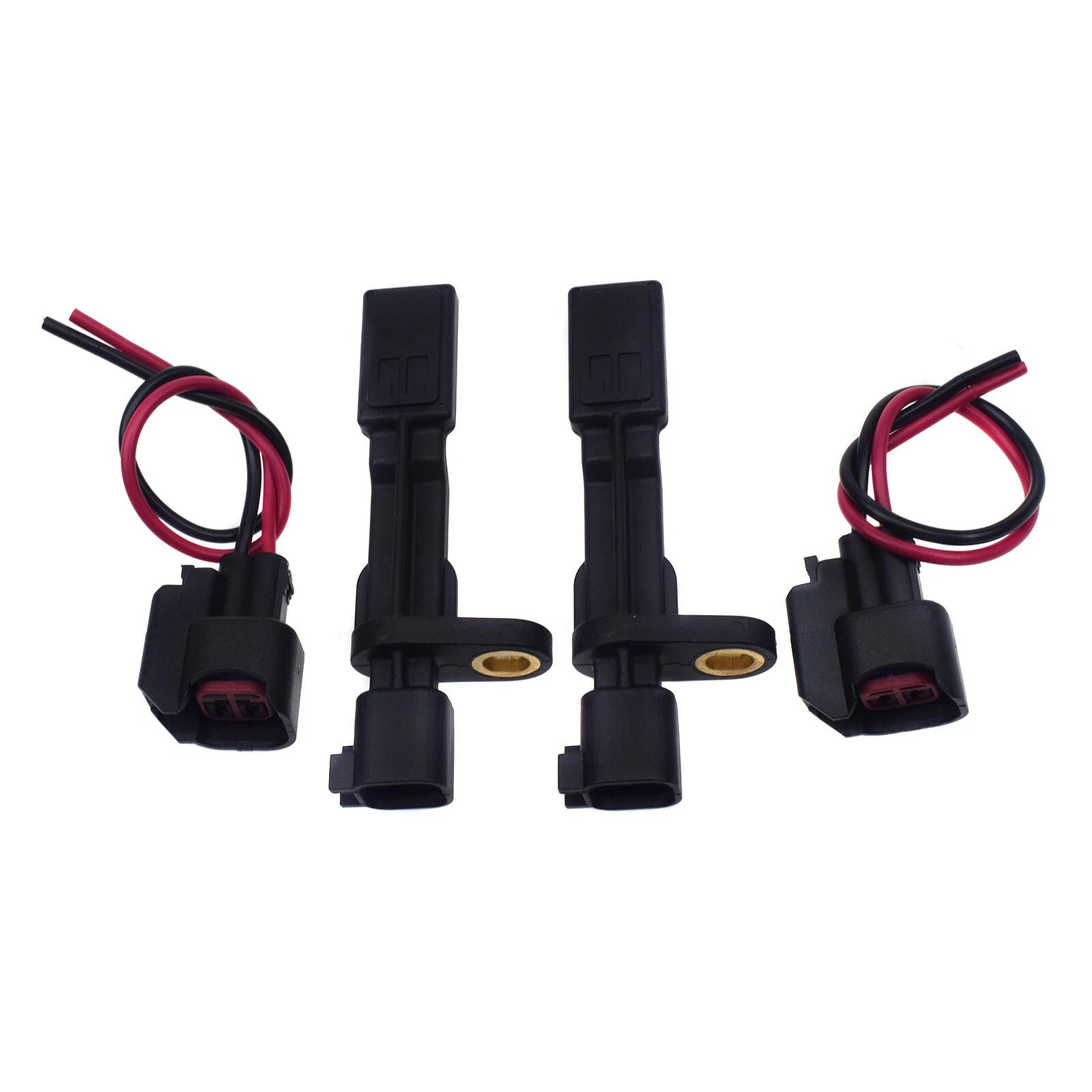 4pcs Wheel Speed Sensor W/ Plugs Rear LH RH For Jeep Wrangler JK Liberty Dodge 6B93BC-57