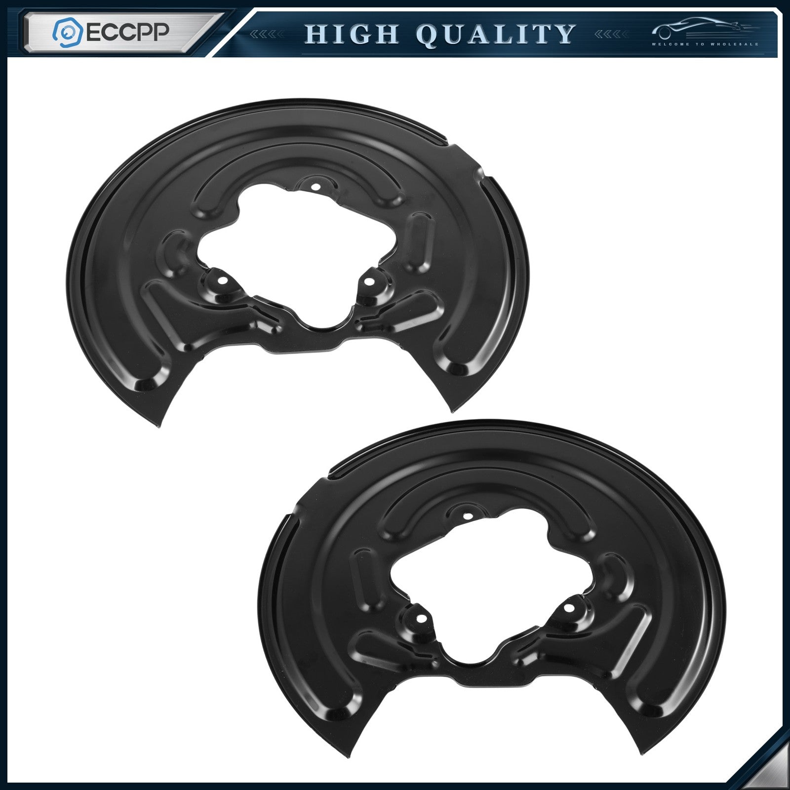 Brake Dust Shield Set For 2013-2019 Ford Explorer Flex Taurus 2013-2016 MKS MKT 6B93BC-57