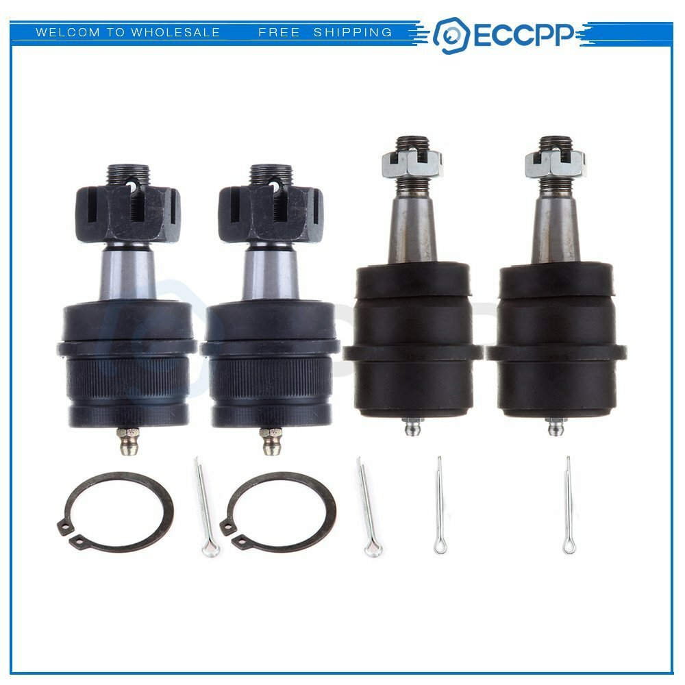 For 1993-1998 Jeep Grand Cherokee ECCPP 4PCS Front Upper & Lower Ball Joints ECCPP