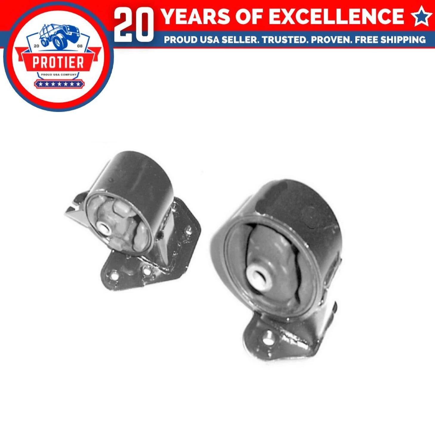 Engine Motor & Trans Mount 4PCS Set Compatible for 2001-2002 Hyundai Accent 6B93BC-57