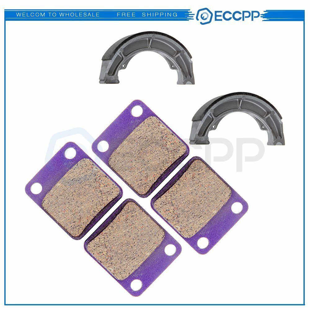 Brake Pads and Shoes Front + Rear For Suzuki LTF400F 4x4 2002-07 Carbon Fiber 6B93BC-57