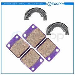 Brake Pads and Shoes Front + Rear For Suzuki LTF400F 4x4 2002-07 Carbon Fiber 6B93BC-57