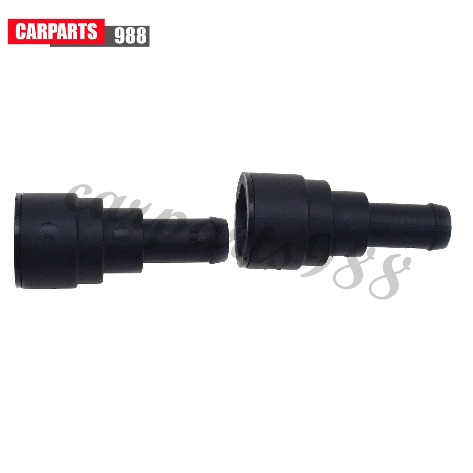 2x Heater Core Coolant Hose Connector For Chevy GMC Tahoe Yukon Sierra 1500 2500 6B93BC-57