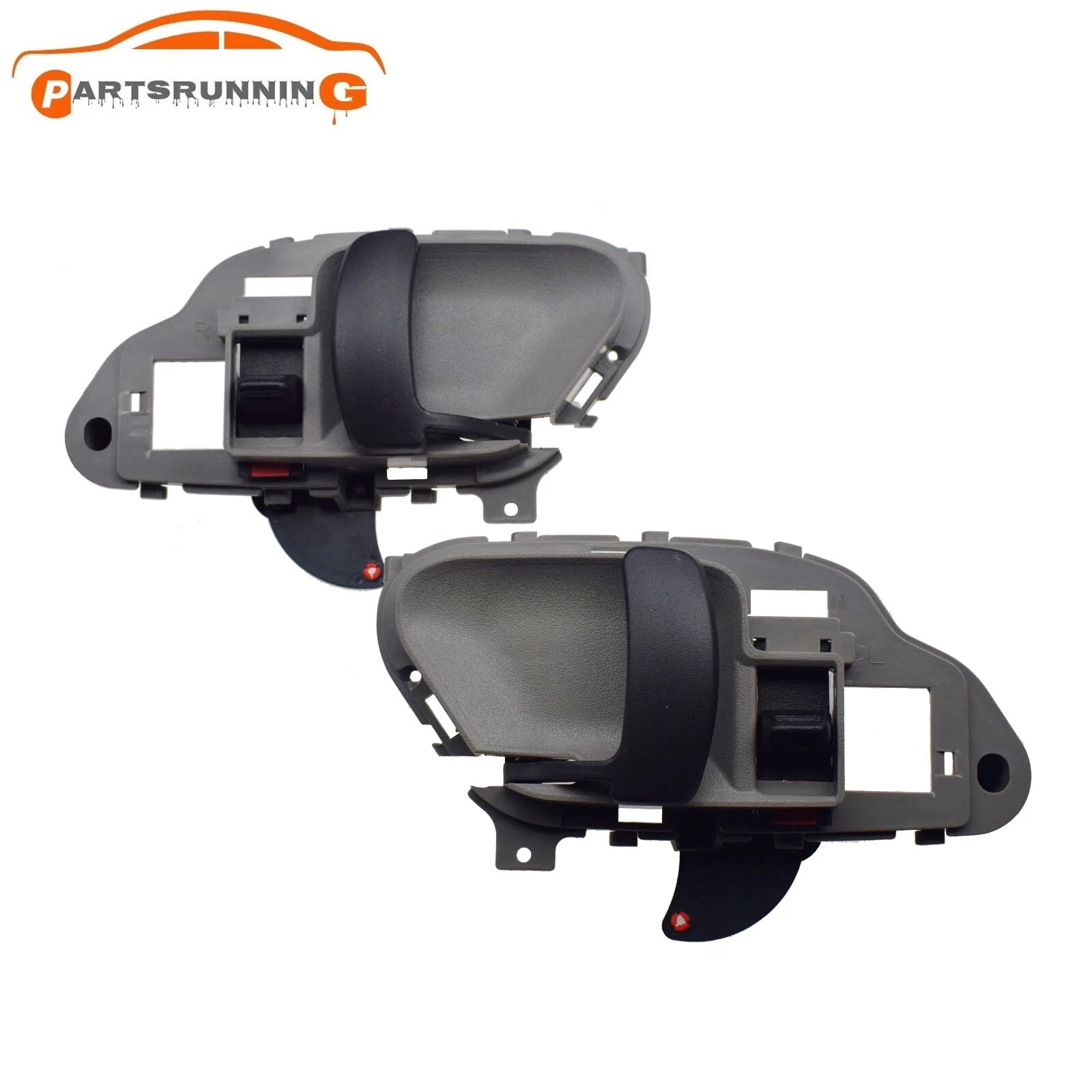 Pair Interior Door Handle Left & Right Gray For Chevy / GMC C1500 K2500 1995-99 6B93BC-57