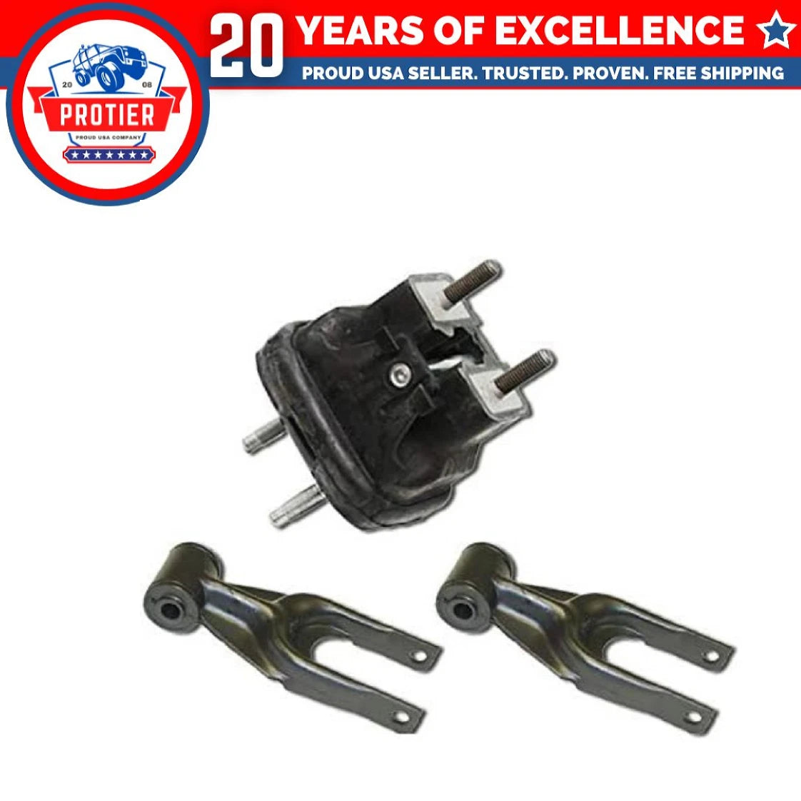 Engine Motor & Torque Strut Mount 3PCS Set for 2006-2007 Chevrolet Impala 5.3L 6B93BC-57