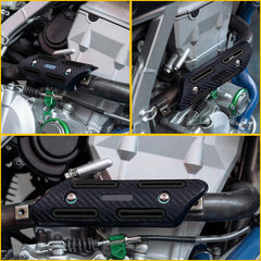 Exhaust Muffler Pipe Heat Cover Heel Shield Guard Protector For Honda Kawasaki 6B93BC-57