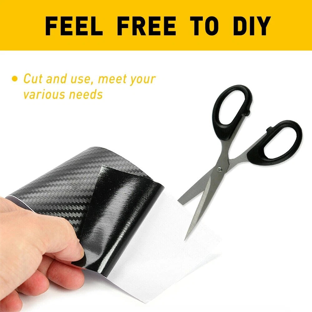 3M/10FT Car Carbon fiber Door Edge Scratch Guard Trim Protector Strip Sticker EA 6B93BC-57
