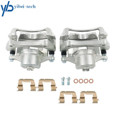 Pair Front Brake Calipers w/ Bracket for Chevy Equinox Malibu Buick GMC Terrain 6B93BC-57