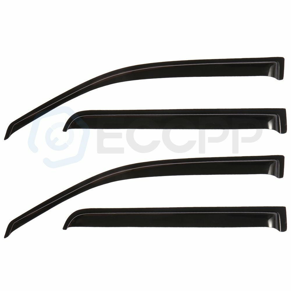 For 2004-2008 Ford F150 Crew Cab Window Visor Vent Guards Shades Deflectors 6B93BC-57