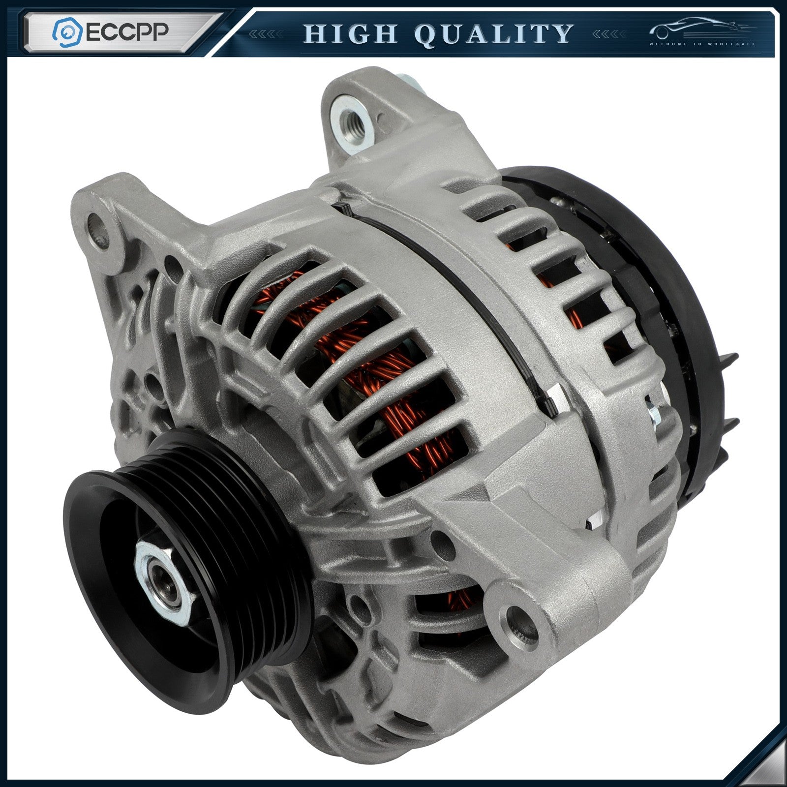 Alternator for 11065 Audi A4 3.0L 2976cc 2002 2003 2004 2005 078-903-016RX ECCPP 6B93BC-57