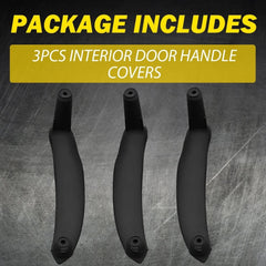 3X LH RH Interior Door Pull Handle Trim Cover For BMW X5 E70 X6 E71 2008-2014 EA 6B93BC-57