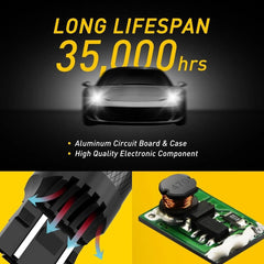 LED Turn Signal Parking Lights 7443 Switchback Amber White Anti Hyper Flash EOA 6B93BC-57