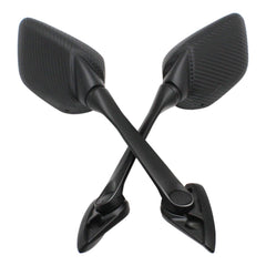 Carbon Fiber Motorcycle Rearview Mirrors for Yamaha YZF R3 R25 2015-2023 2024