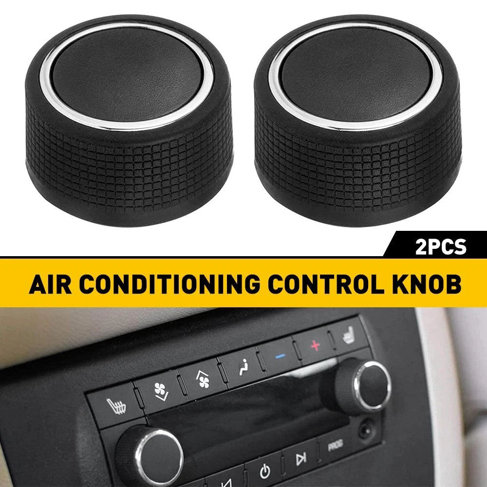 2 Pack Heater A/C & Fan Control Knob Switch Part for GMC Sierra Acadia Yukon EOA 6B93BC-57