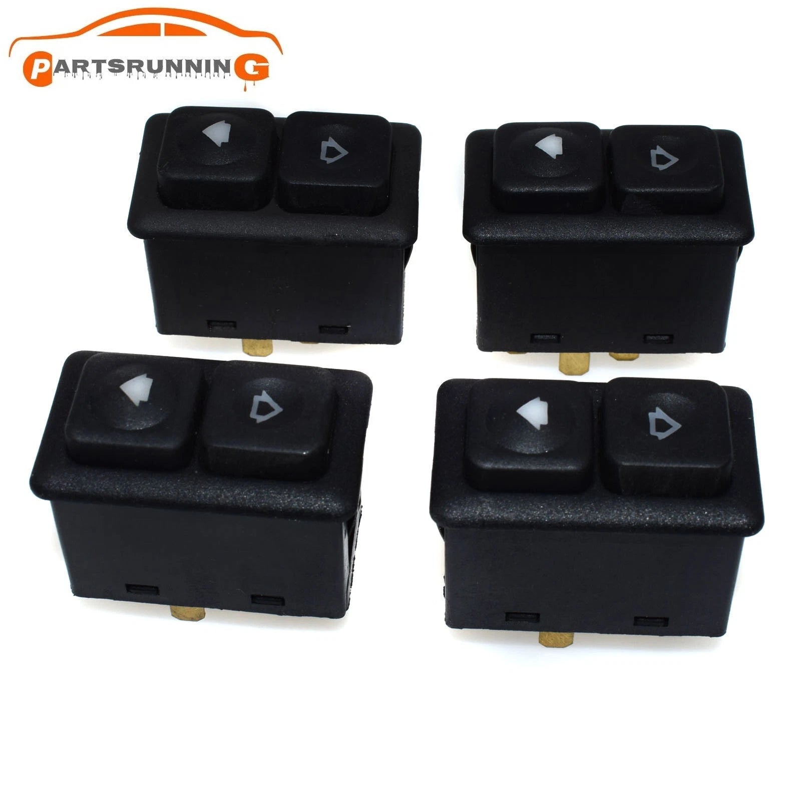 Set of 4 Illuminated Power Window Switch For BMW E23 E24 E28 E30 61311381205 6B93BC-57