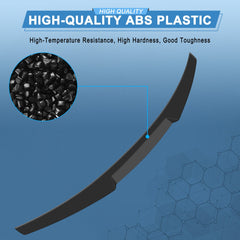 For 2014-2020 AUDI A3 S3 RS3 Sedan Black Trunk Spoiler Wing 6B93BC-57