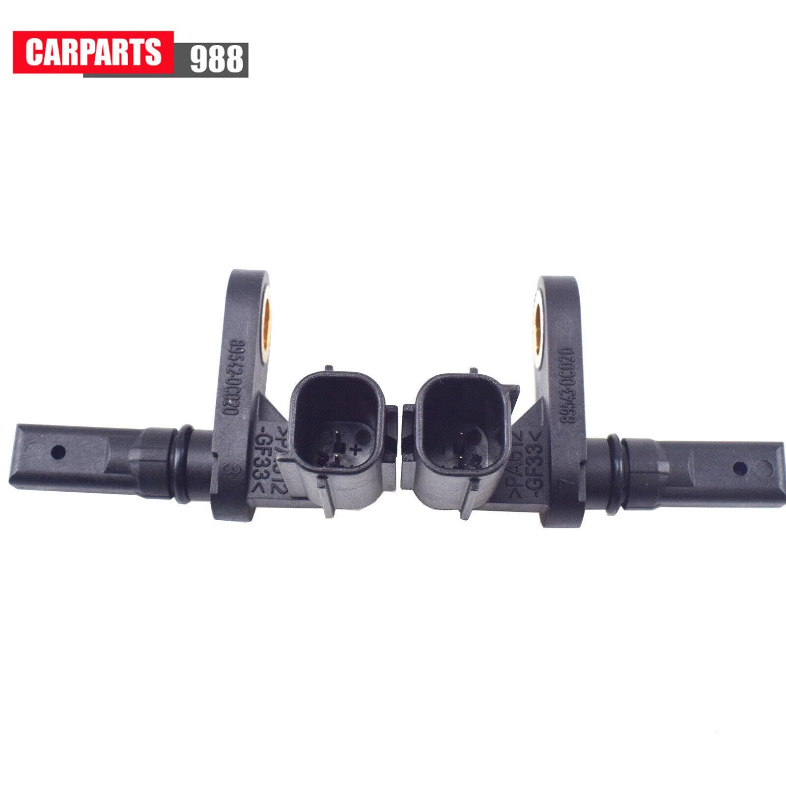 Pair Left Right ABS Wheel Speed Sensor For Toyota Tundra 89542-0C020 89543-0C020 6B93BC-57