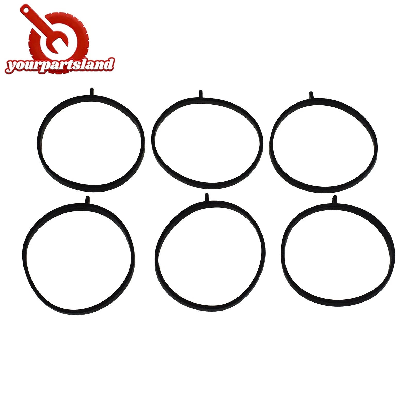 6PC Engine Intake Manifold Gasket For Porsche Cayenne 92A Macan 95B Panamera 970 6B93BC-57