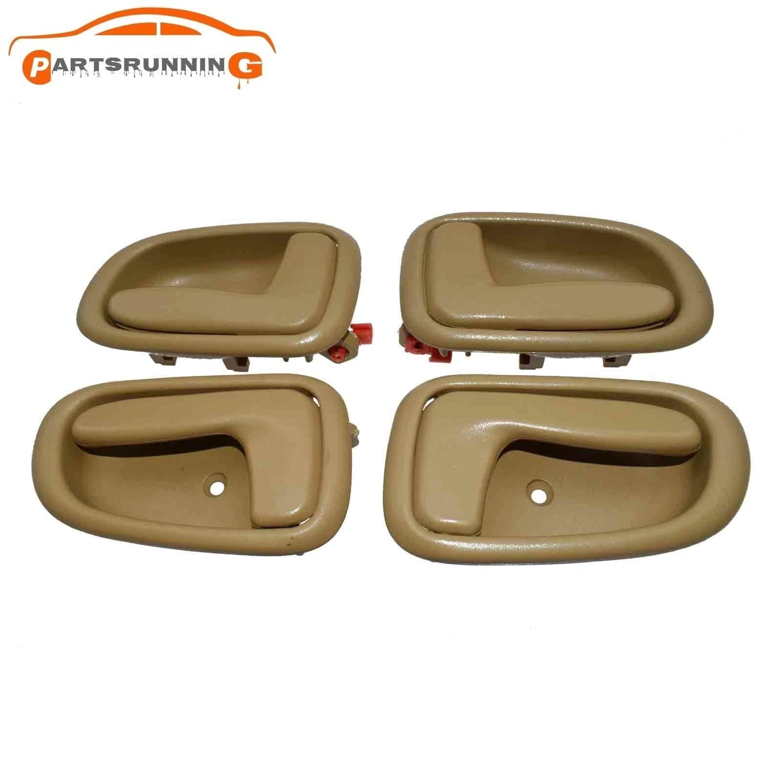 For Toyota Corolla 1993-97 Interior Inner Door Handle LH RH Front Rear Beige Set 6B93BC-57