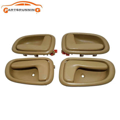 For Toyota Corolla 1993-97 Interior Inner Door Handle LH RH Front Rear Beige Set 6B93BC-57