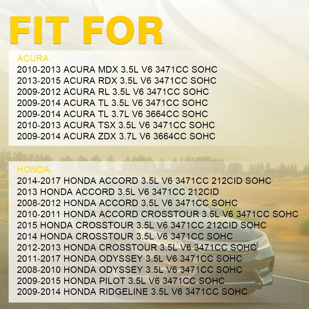Valve Cover Gaskets Seals For 2010-13 ACURA MDX/RDX/RL/TL 3.5L V6 3471CC SOHC A 6B93BC-57
