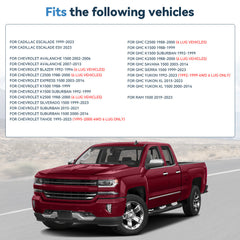 ECCPP 2Pcs 2" 6x5.5 Wheel Spacers 14x1.5 For Chevrolet Silverado 1500 1999-2025