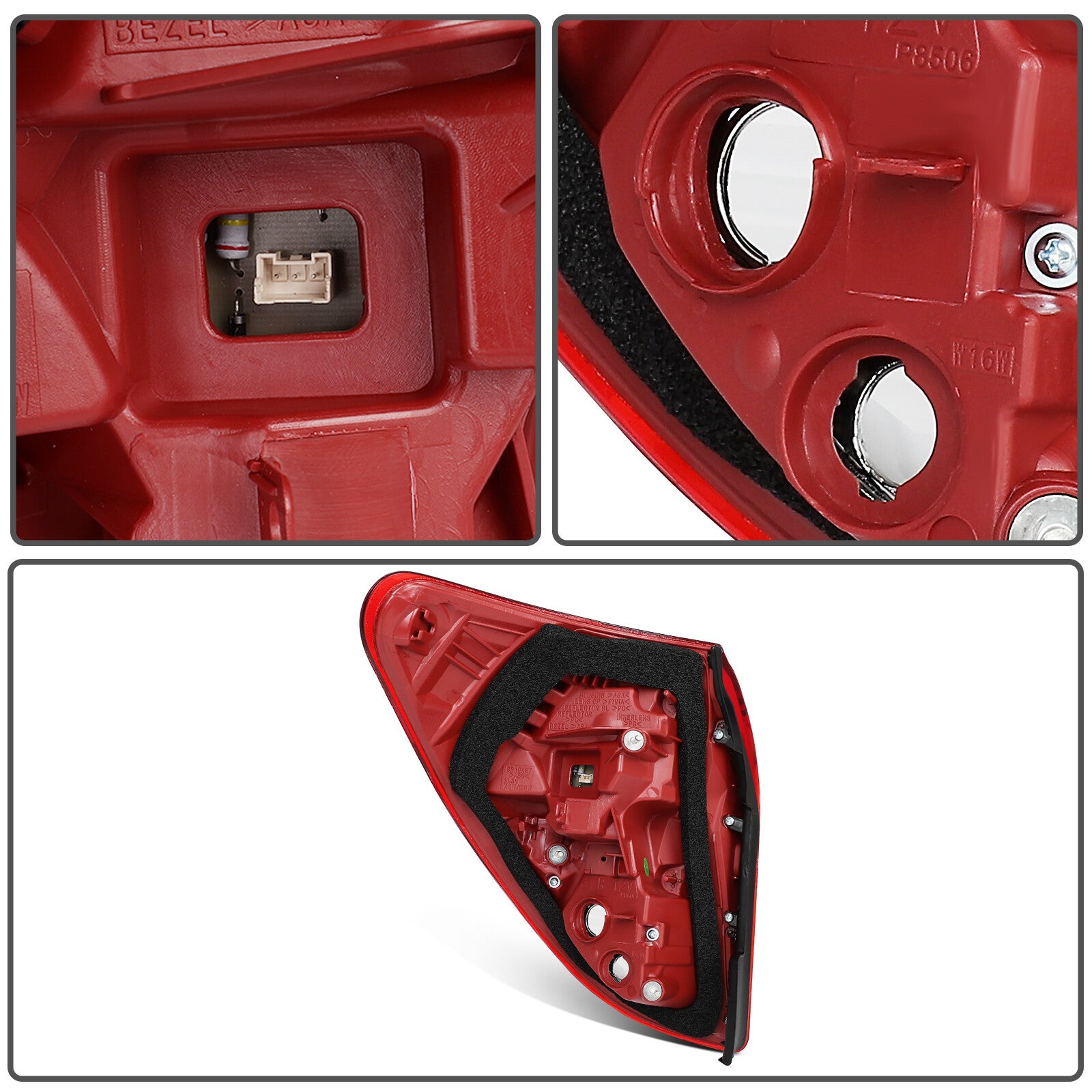 For Toyota RAV4 2009-2012 Rear Brake Passenger Side Tail Light Assembly 6B93BC-57