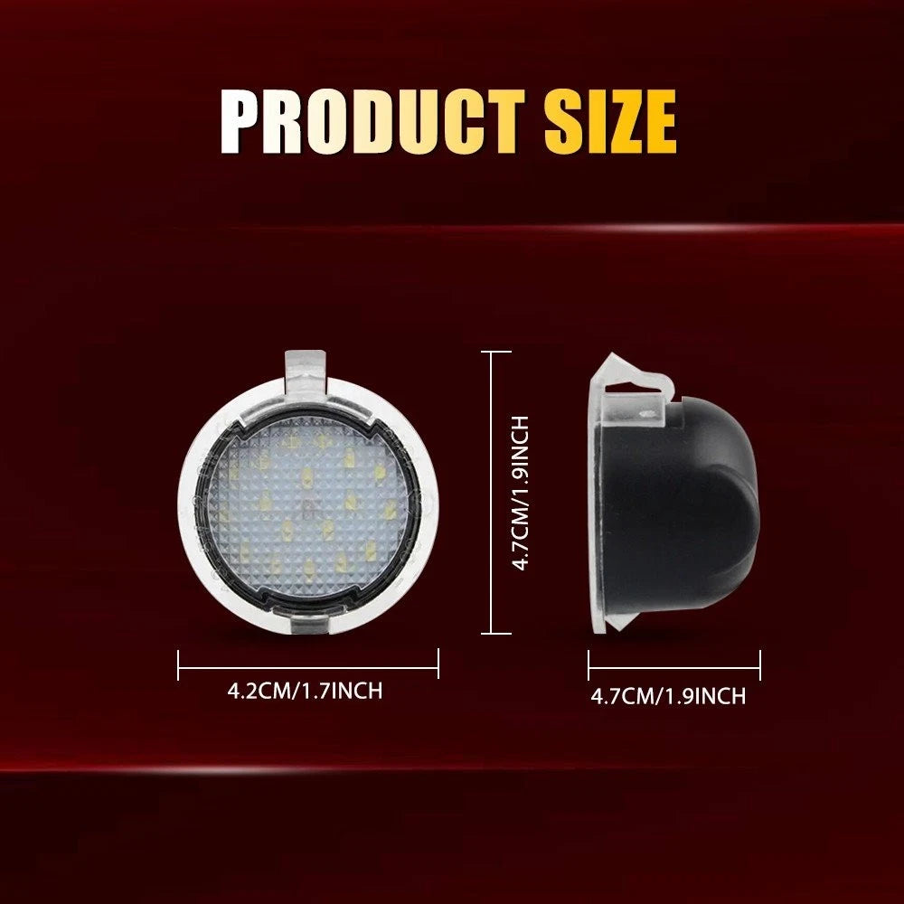 2x Led Side Mirror Puddle Light For Ford Expedition 2007-2017/Taurus 2008-2017 A 6B93BC-57