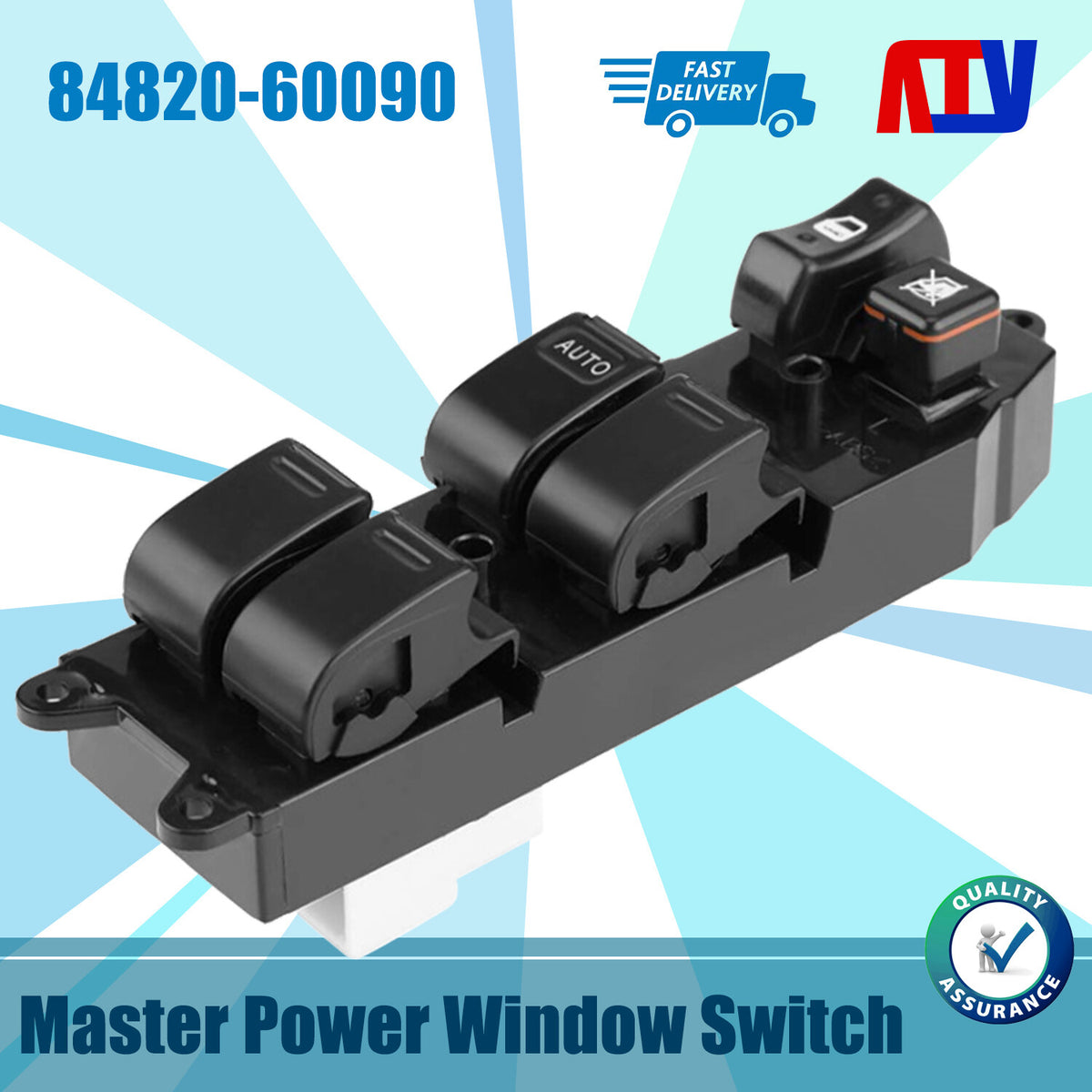 Master Power Window Master Control Switch 84820-60090 For Toyota 01-04 Tacoma
