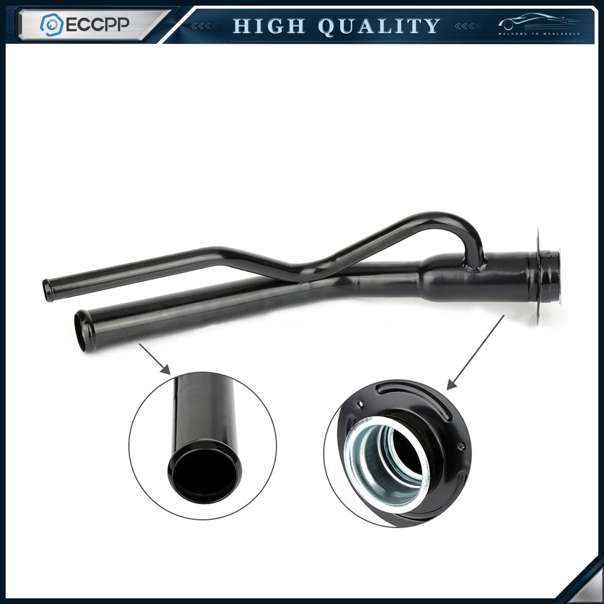Fuel Tank Filler Neck Tube Pipe For 99-10 Ford F-250 F-350 Super Duty 6.4L OHV 6B93BC-57