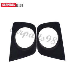 Pair Fog Light Lamp Bezel Cover For 06-09 Toyota 4Runner 52127-35050 52128-35040 6B93BC-57