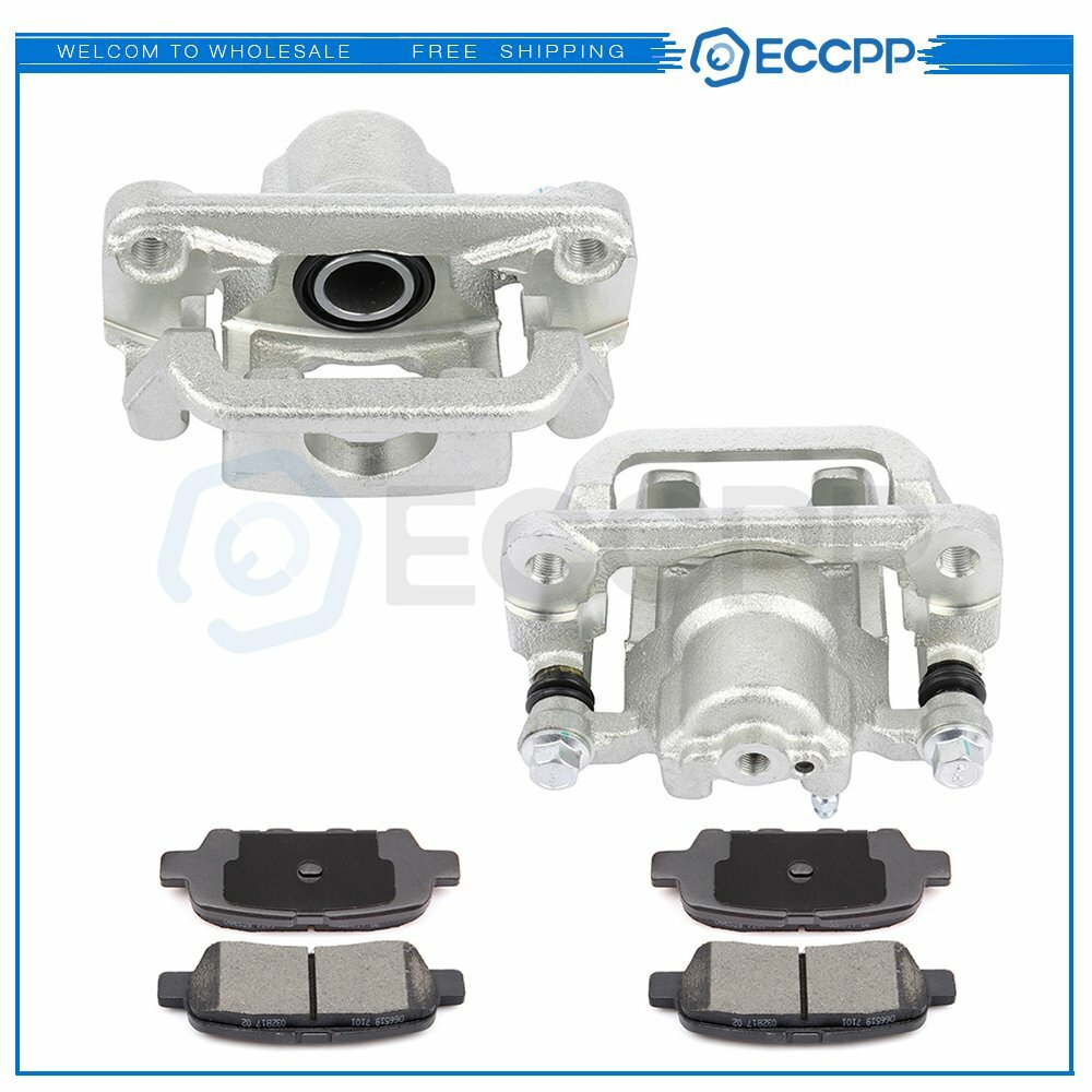 Rear Brake Calipers Brake Pads Set 6Pcs  Kit For 2007-2012 Nissan Altima 6B93BC-57