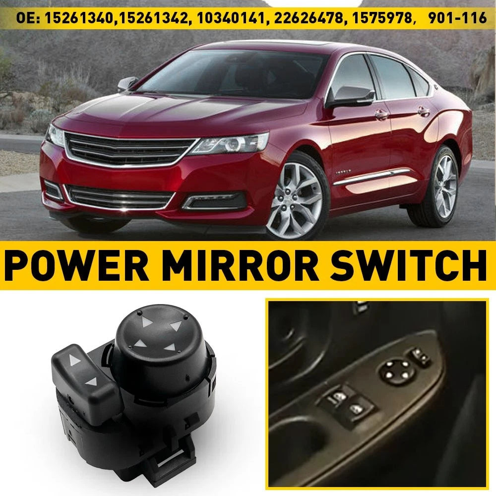Mirror Switch Front Driver Side Left for Chevrolet Malibu 2005-2007 15261340 USA 6B93BC-57