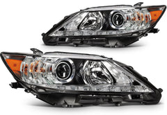 ECCPP Headlights Assembly For Lexus ES300h 2.5L ES350 3.5L 2013-2015 Pair Black 6B93BC-57