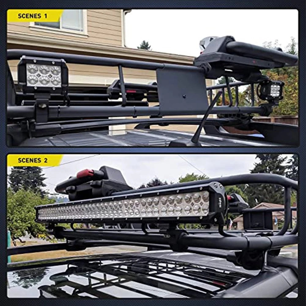 1.25" Mounting Bracket Clamps Off Fog Road Tube BullBar Light LED Bar SUV Pickup 6B93BC-57