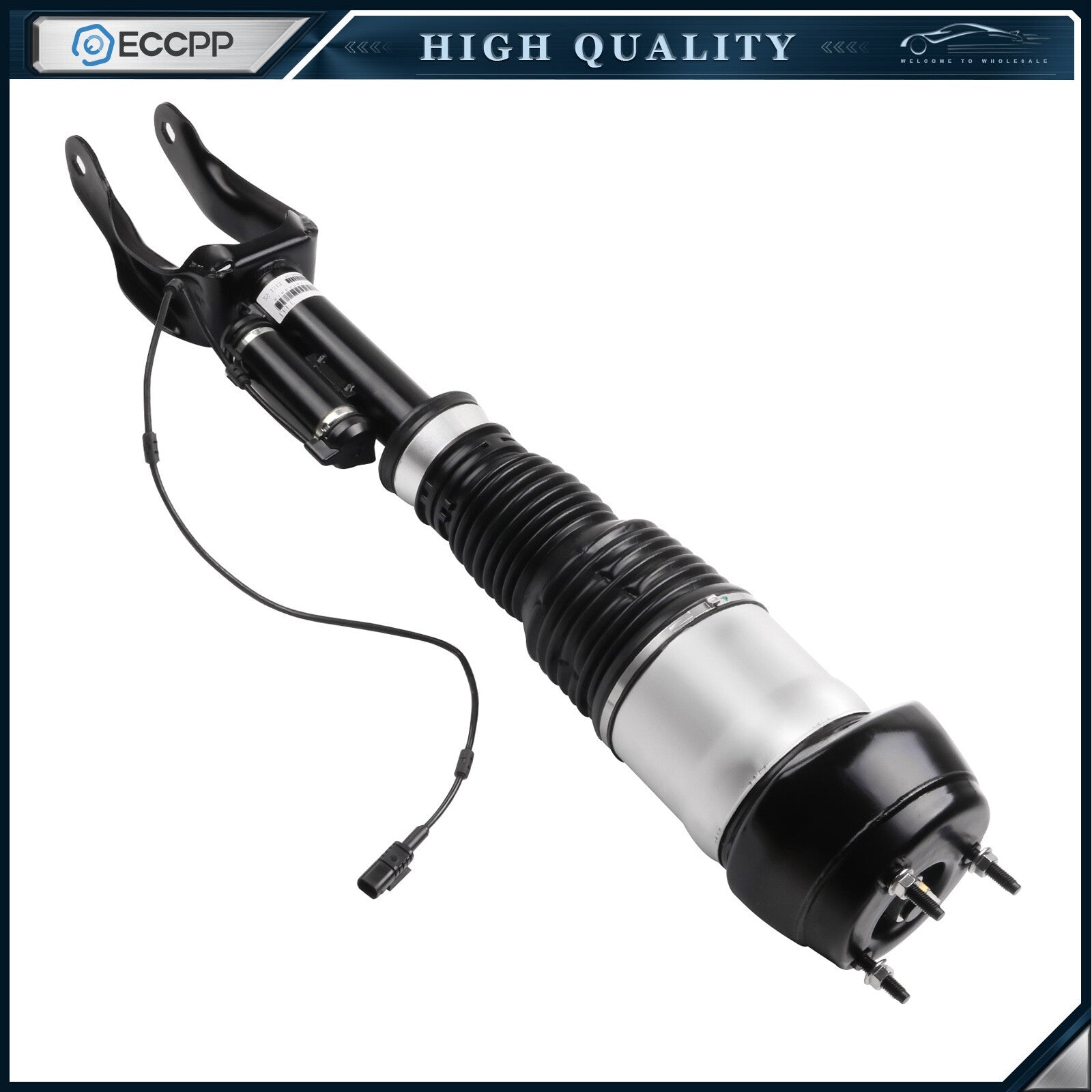 3Pcs Front Air Suspension Shock Air Compressor For Mercedes X166 W166 ML63 GL550 6B93BC-57