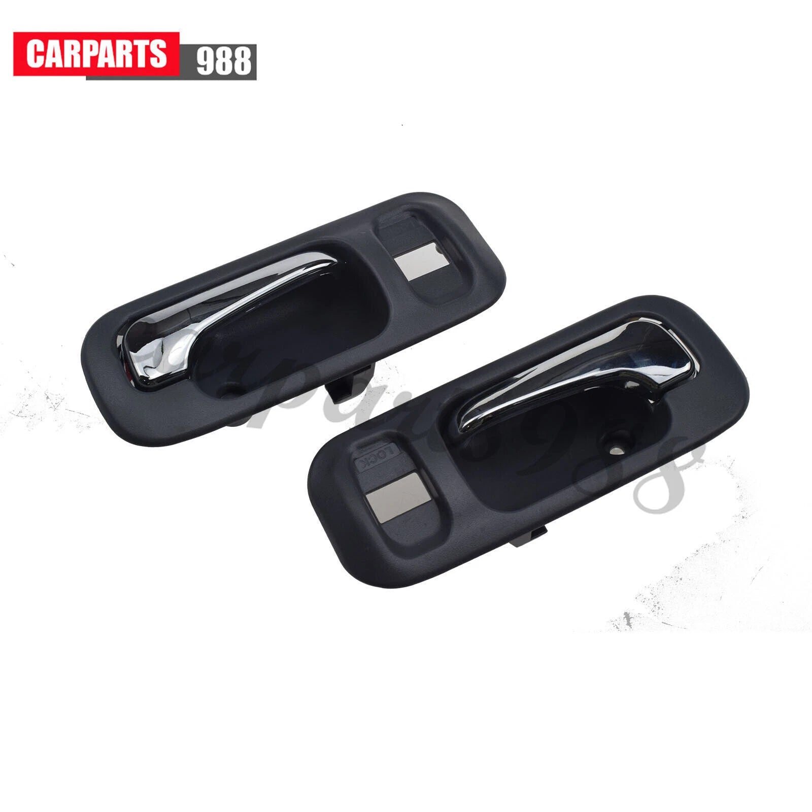 Interior Door Handle Gray Front Rear LH RH for 1997-2001 Honda CRV 72164S10A11ZA 6B93BC-57