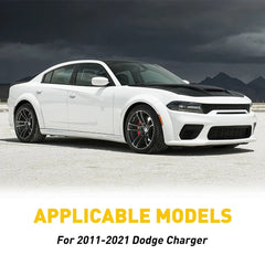 For Dodge Charger 2011-2021 6pc Black Pillar Posts Set Door Trim Piano Cover EOA 6B93BC-57