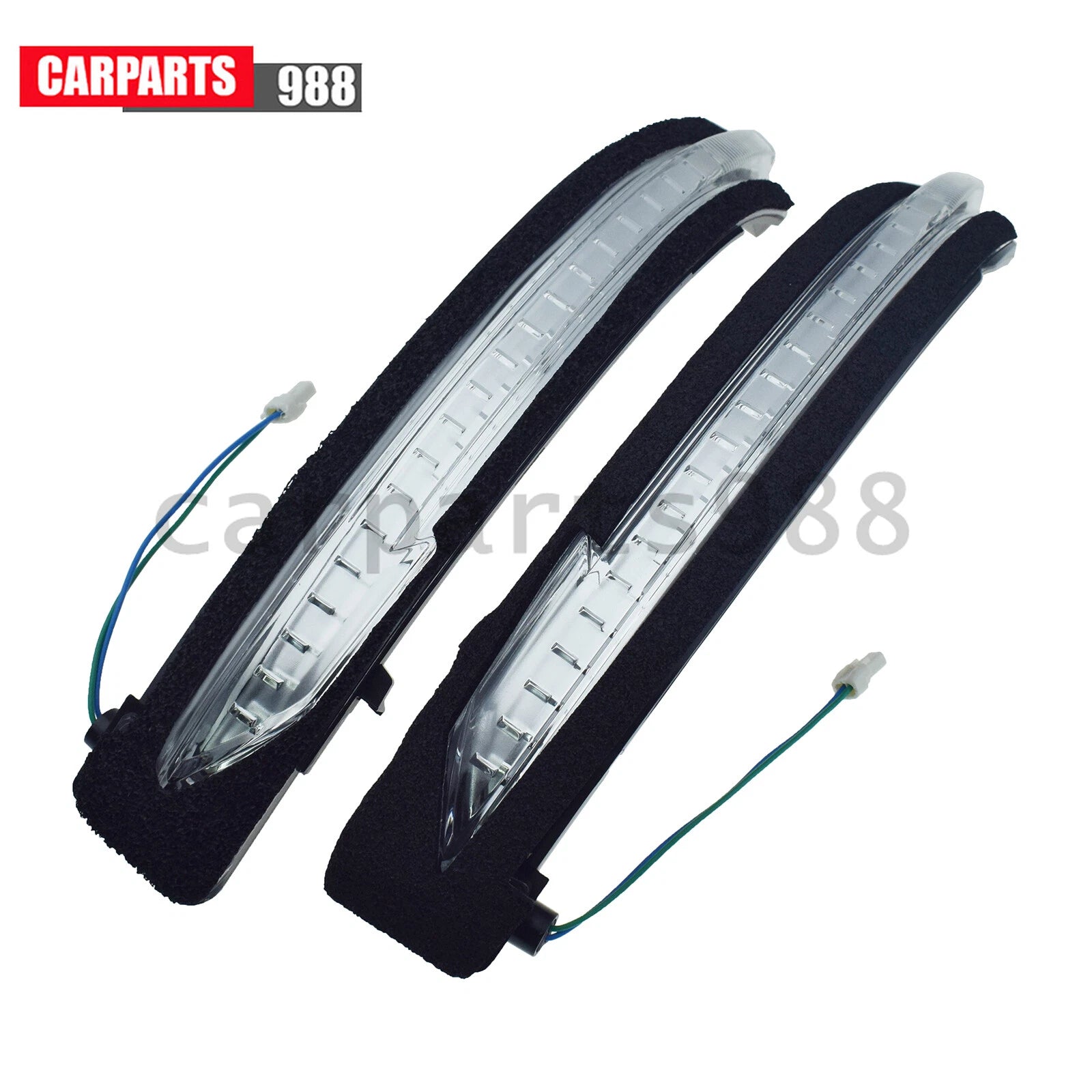 2Pcs LH RH Mirror Turn Signal Lamp For Nissan Juke Qashqai 261654CL6B 261604CL6B 6B93BC-57