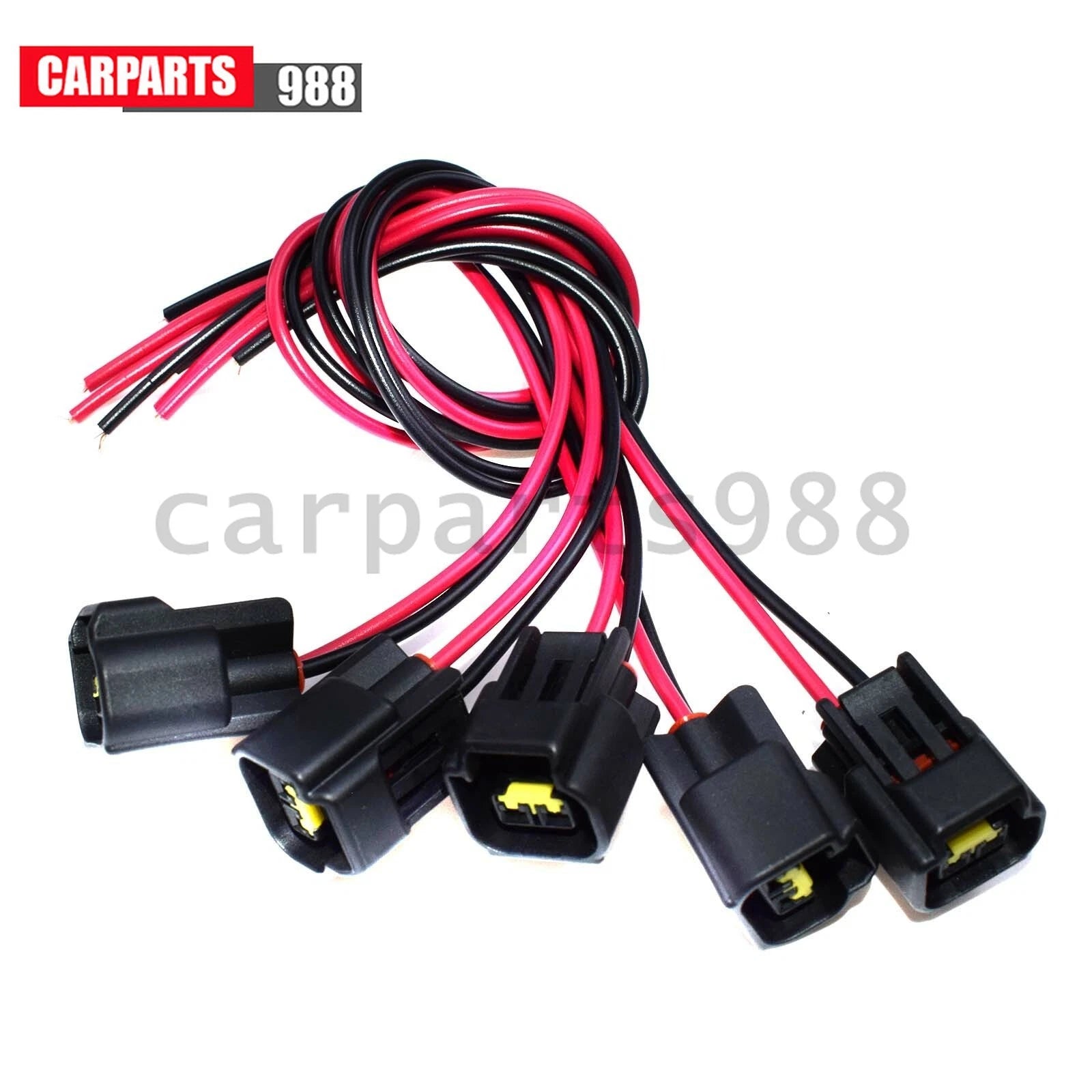 5Pcs Sensor Connector Pigtail 2 Way For Ford Flex Edge E-250 1P1258 WPT-579 6B93BC-57