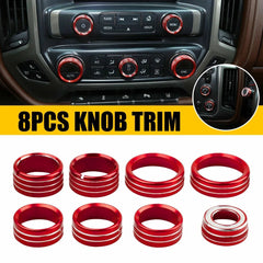 Center Console Control Switch Trim Knob for Chevy Silverado GMC Sierra 2014-2018 6B93BC-57