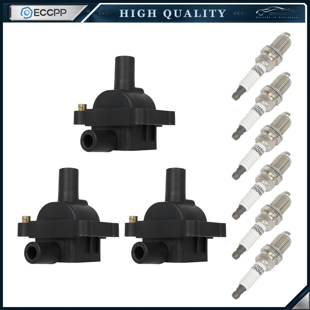 ECCPP 3 For 3.2L 300CE 300E C230 C280 E320 S320 Ignition Coil Spark Plug UF527 6B93BC-57