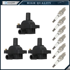 ECCPP 3 For 3.2L 300CE 300E C230 C280 E320 S320 Ignition Coil Spark Plug UF527 6B93BC-57