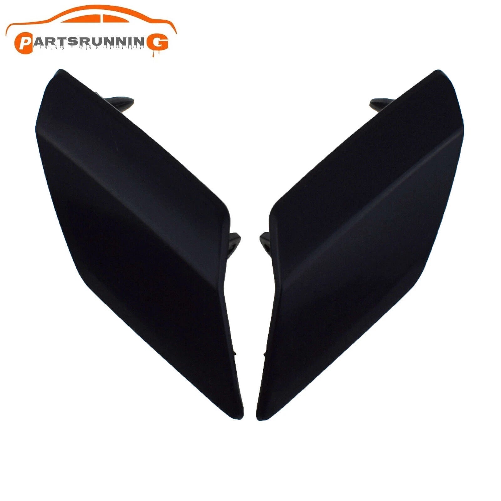 2PCS Front Bumper Headlight Washer Nozzle Cover Cap For VW Golf 6 R20 MK6 09-13 6B93BC-57