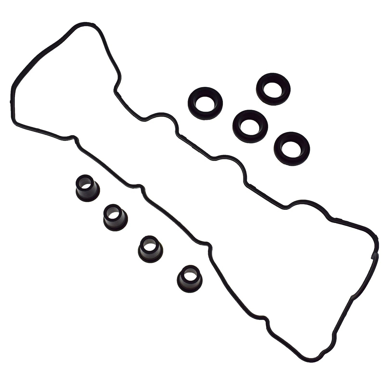 9PCS Fuel Injector Rocker Cover Gasket Seal Kit For Toyota Hilux D4D 1KD-FTV 6B93BC-57
